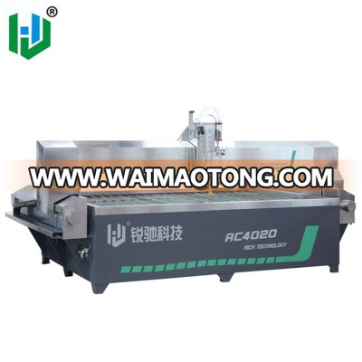 2000mm*4000mm Abrasive water jet cutting machine for cutting metal / glass / marble