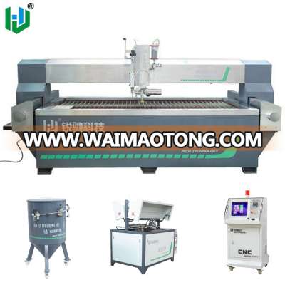 RICH 3 axis CNC abrasive waterjet cutting machine